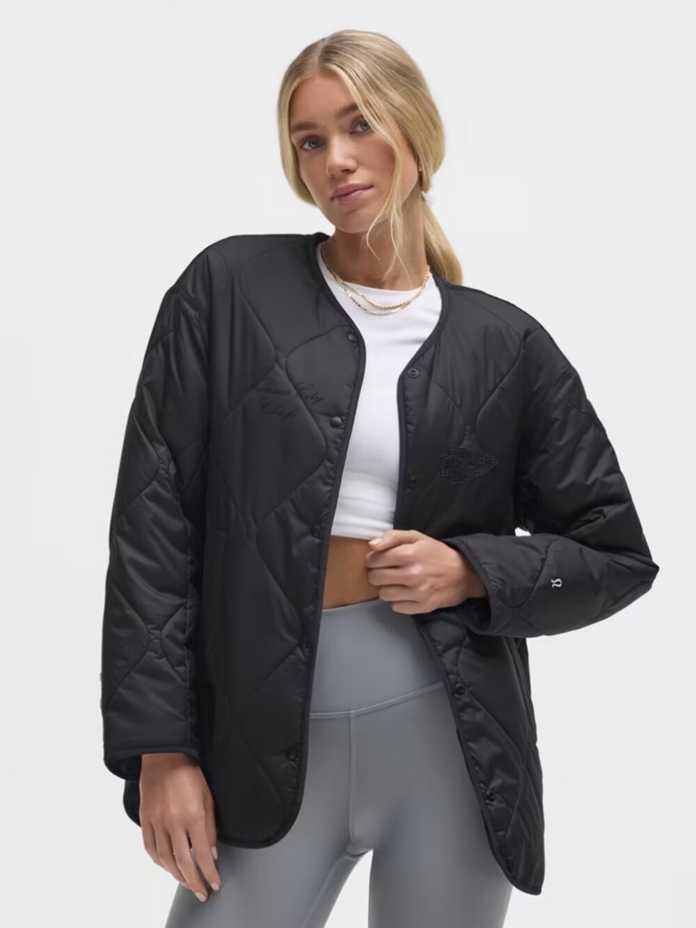 Lululemon Quilted Insulated Liner Puffer Jacket NFL Kansas Chiefs Women's S NEW